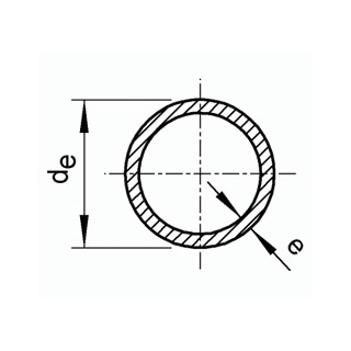 Труба э/с 33.7х1.5, матовая